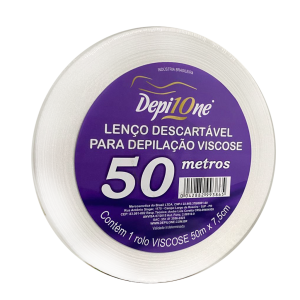 Lenço de Viscose para Depilação – Rolo de 50m x 7,5cm