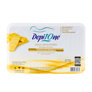 Cera Depilatória Chocolate Branco 1kg