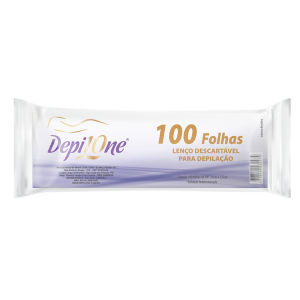 Lenço TNT Descartável para Depilação 100 folhas